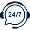 247 Dedicated NOC Support Icon - Accent Color